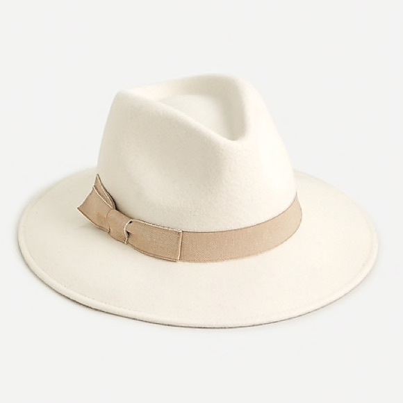 JCREW Western hat with grosgrain trim